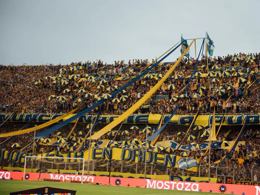 La hinchada de Rosario Central en la tribuna